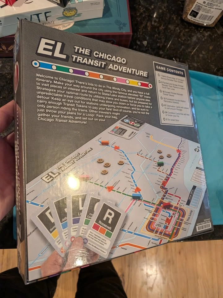 The Chicago Transit Adventure Board Game - New in Box - photo 2