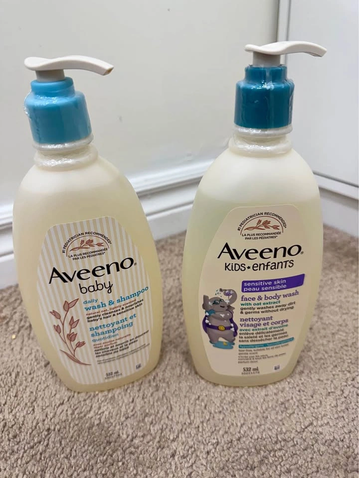 Brand new Sealed Aveeno baby daily face and body wash