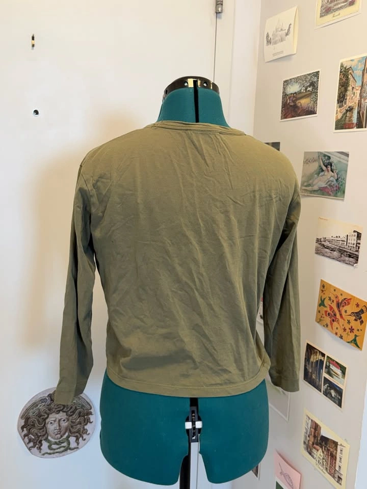 MANGO Green Long Sleeve Shirt - photo 3