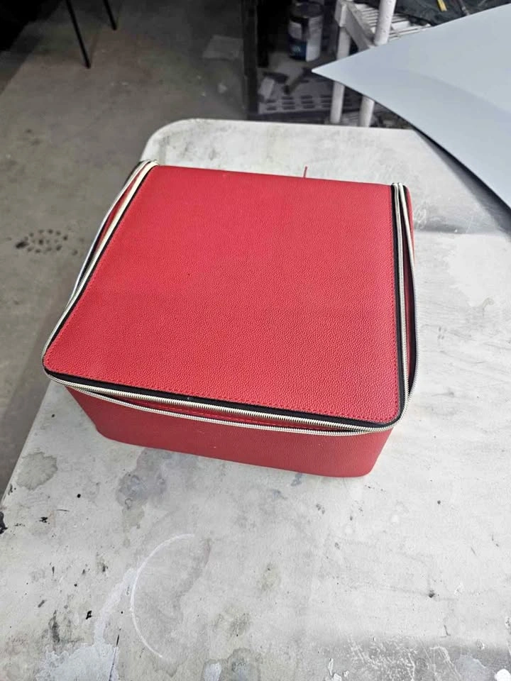 Red Cosmetic / Makeup Travel Case – Zippered