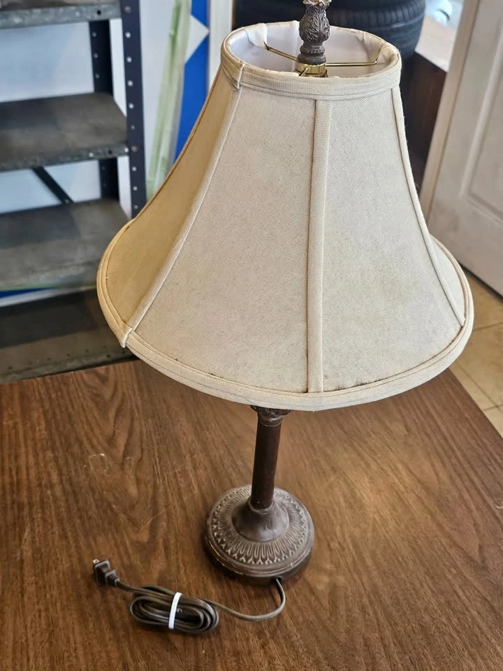 Classic Table Lamp with Fabric Shade