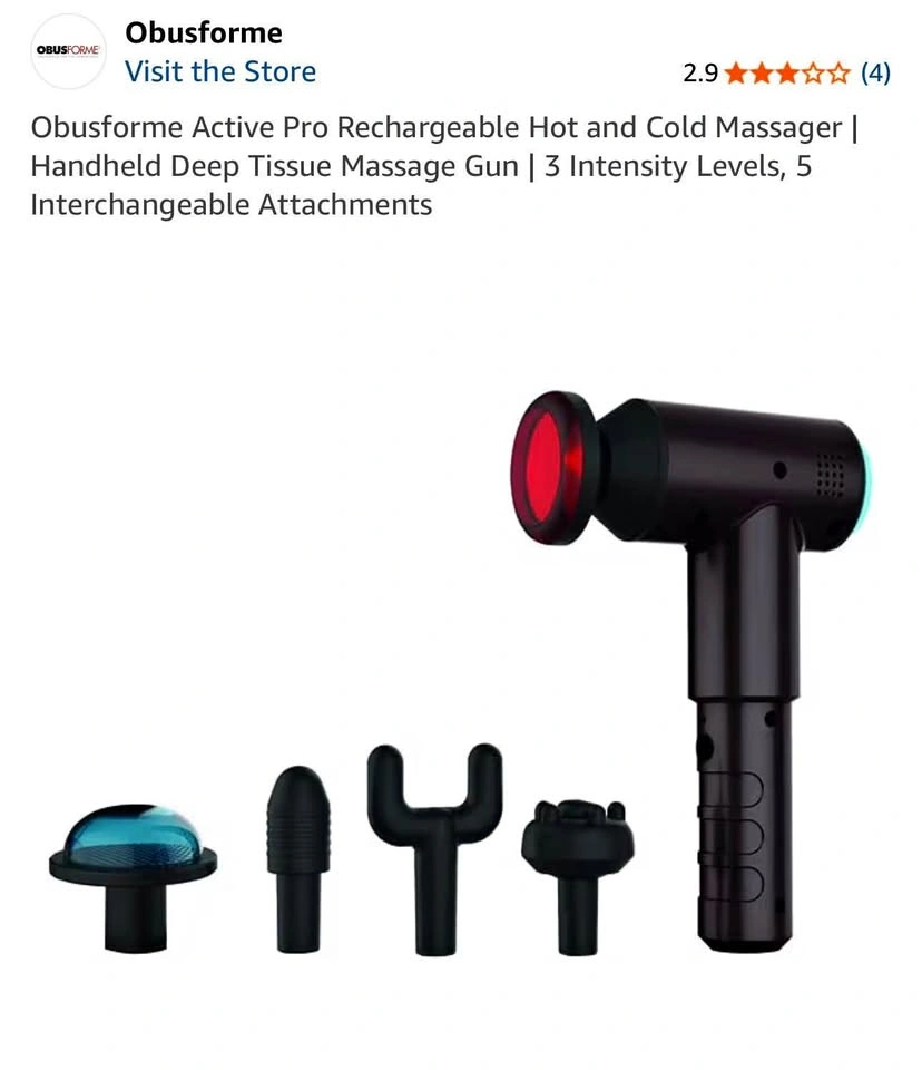 Obusforme Active Pro Hot & Cold Massage Gun