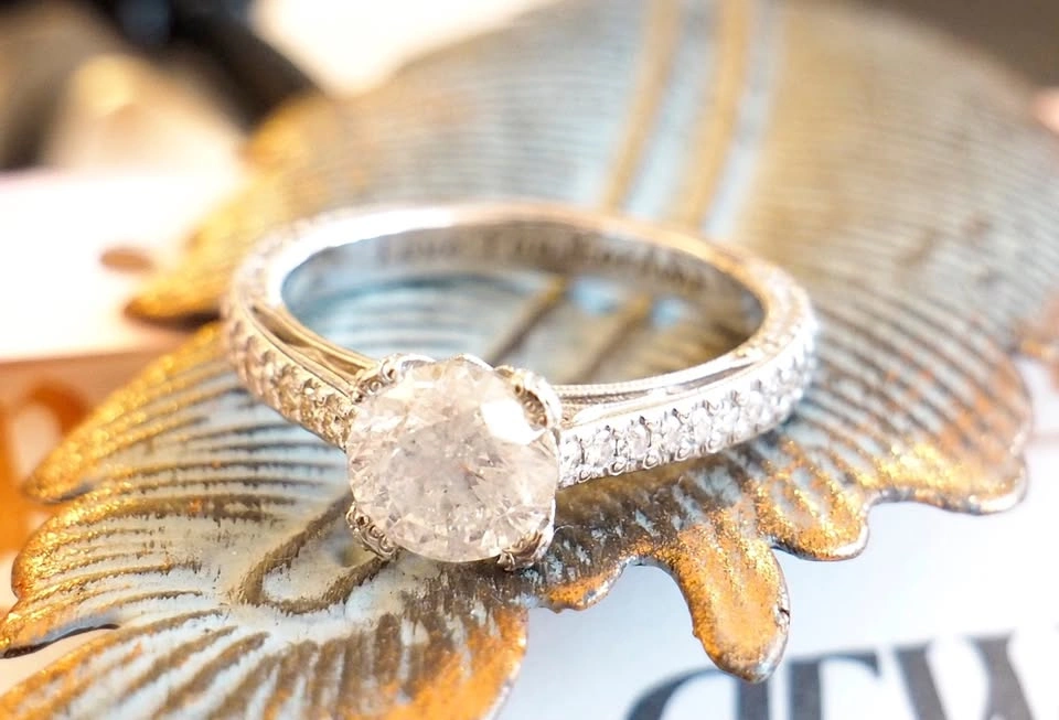 $6,200 3.30 CTW Diamond Engagement Ring in 18K White Gold - photo 5