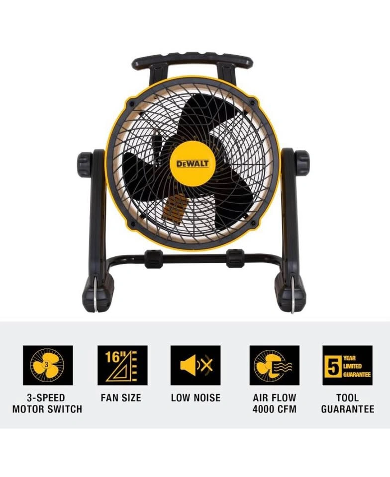 DeWalt 16 inch portable work fan - photo 5