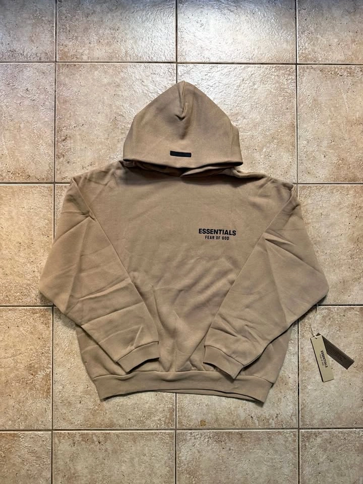 AUTHENTIC Essentials Fear of God FW24 Hoodie “Sand”
