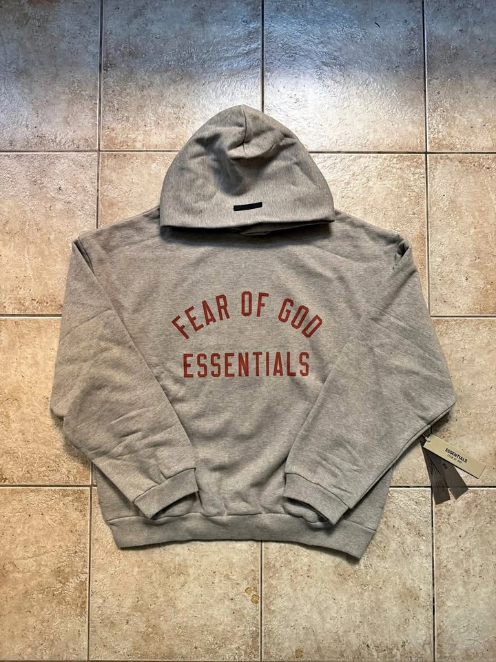 AUTHENTIC Essentials Fear of God FW24 Hoodie “Dark Heather”