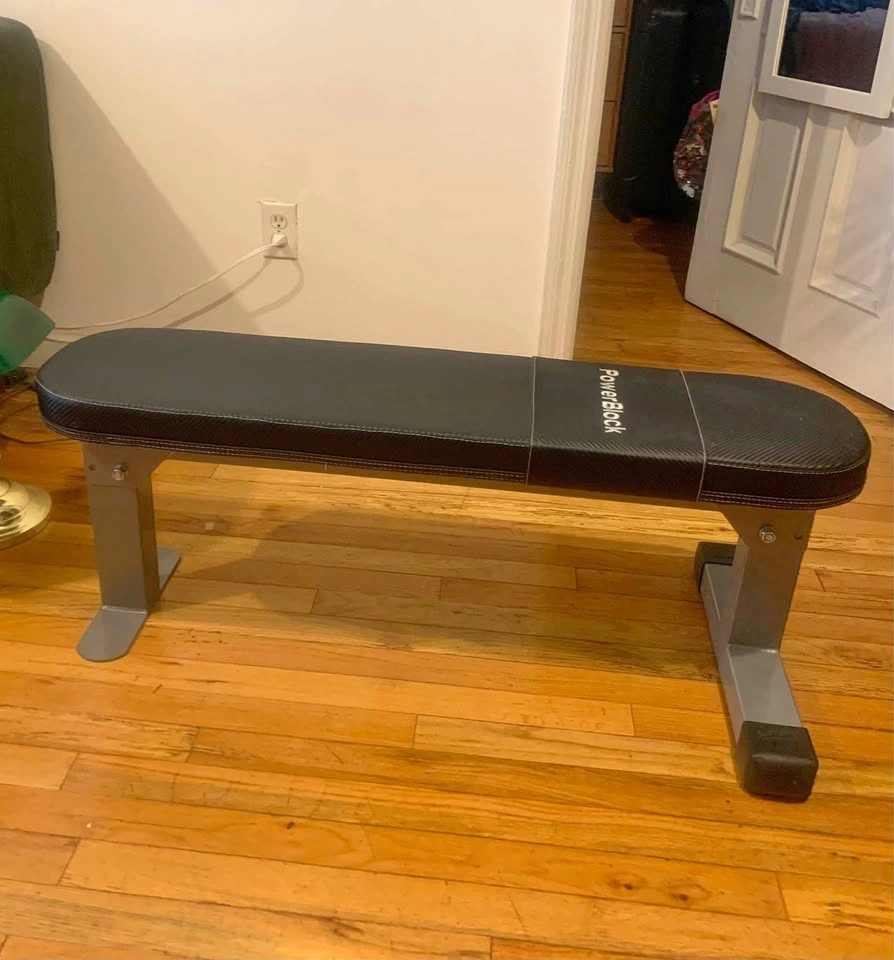 Cushioned Workout Bench - Folds Away