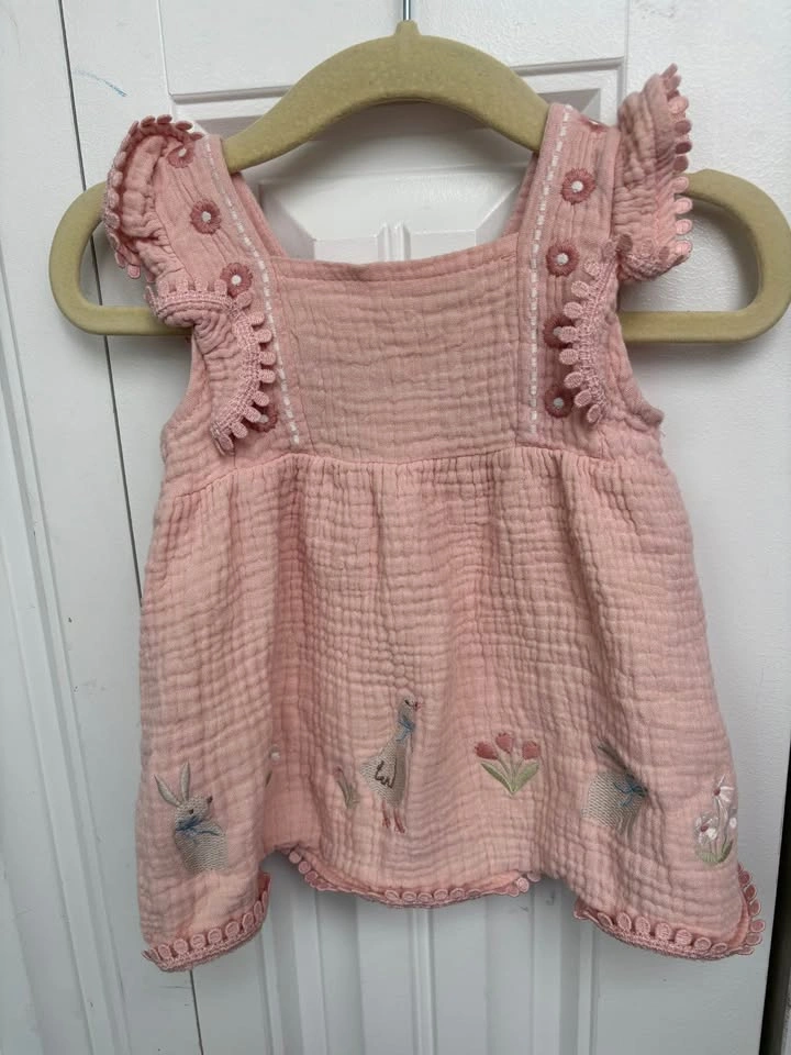 EUC Spring Baby Outfit 3-6 months Organic - photo 2