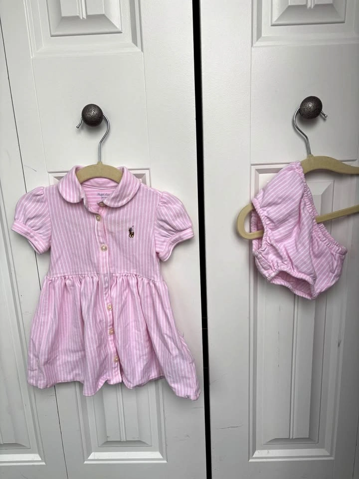 EUC Ralph Lauren Dress Outfit 6 Months