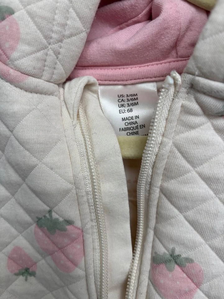 EUC Lightweight Quilted Bunting 3-6 months - photo 4