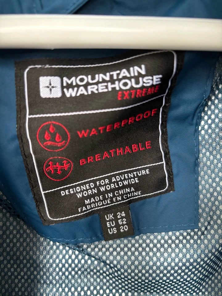 BNWT Women's Size 20 Rain Jacket - Mountain Warehouse - photo 2