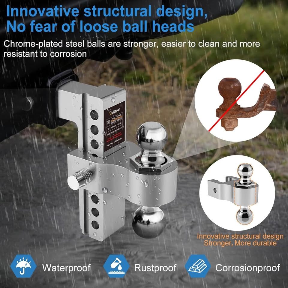 8" Trailer Hitch - 2” Receiver - 12,500 lbs - Brand New - photo 4