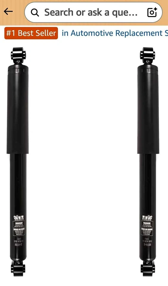 TMC Rear Suspension Shocks Pair for 2007-2013 Chevy/GMC