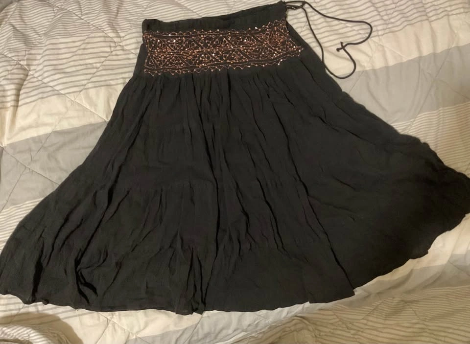 Sequin Black Skirt - photo 2