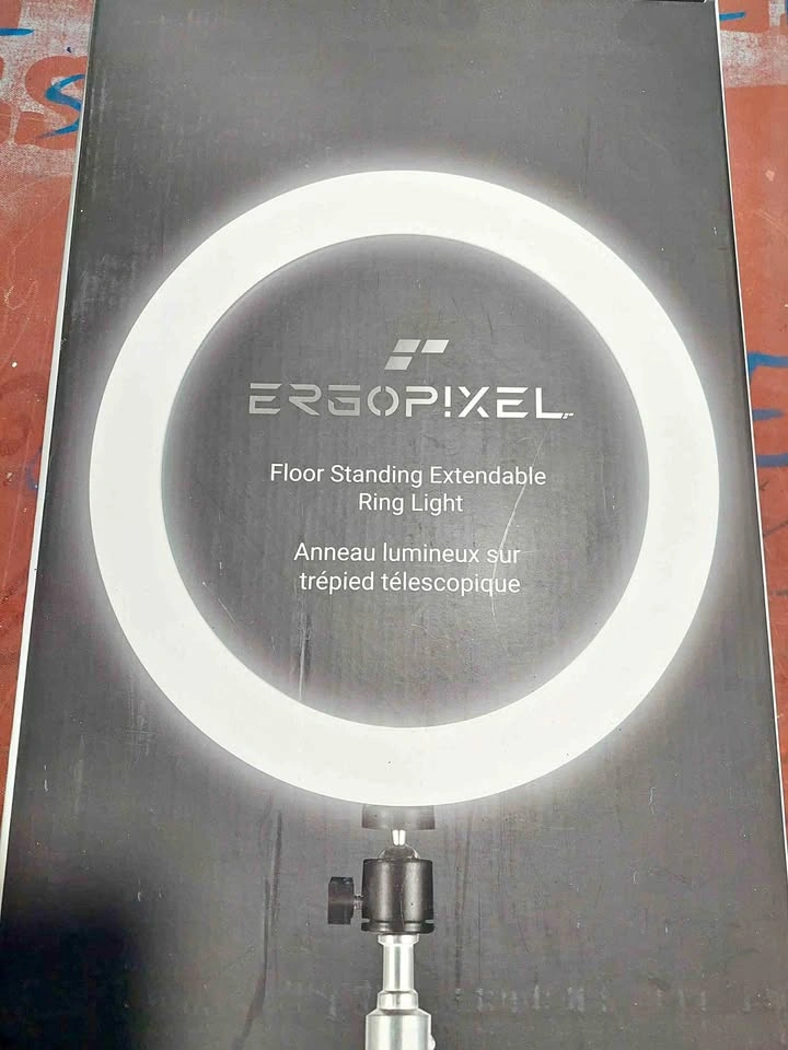 ERGOPIXEL Floor Standing Extendable Ring Light