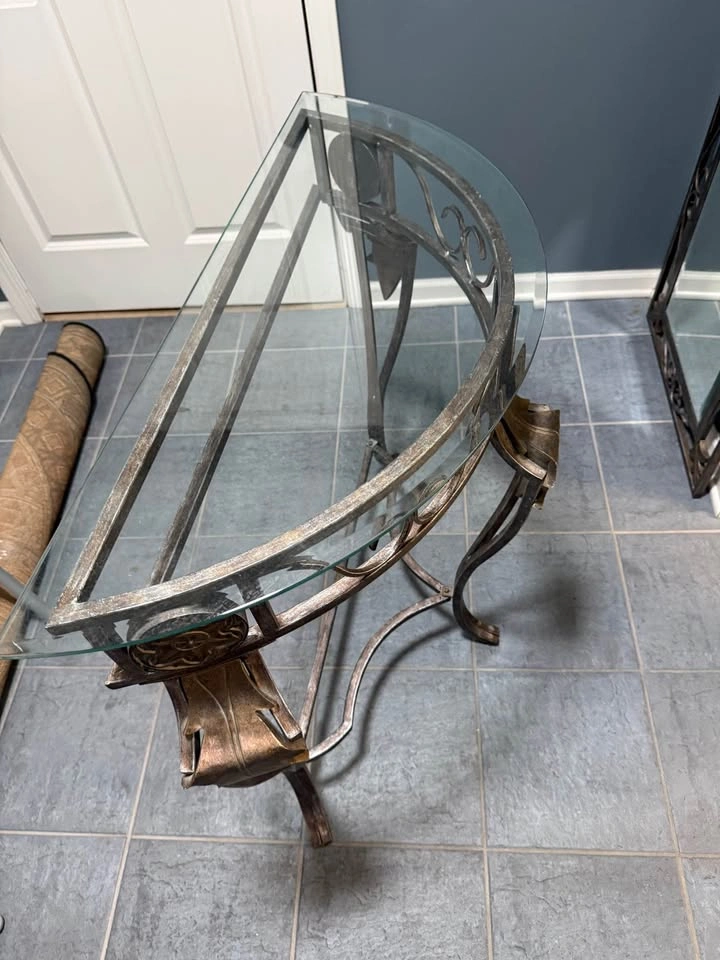 Half circle side table - photo 4