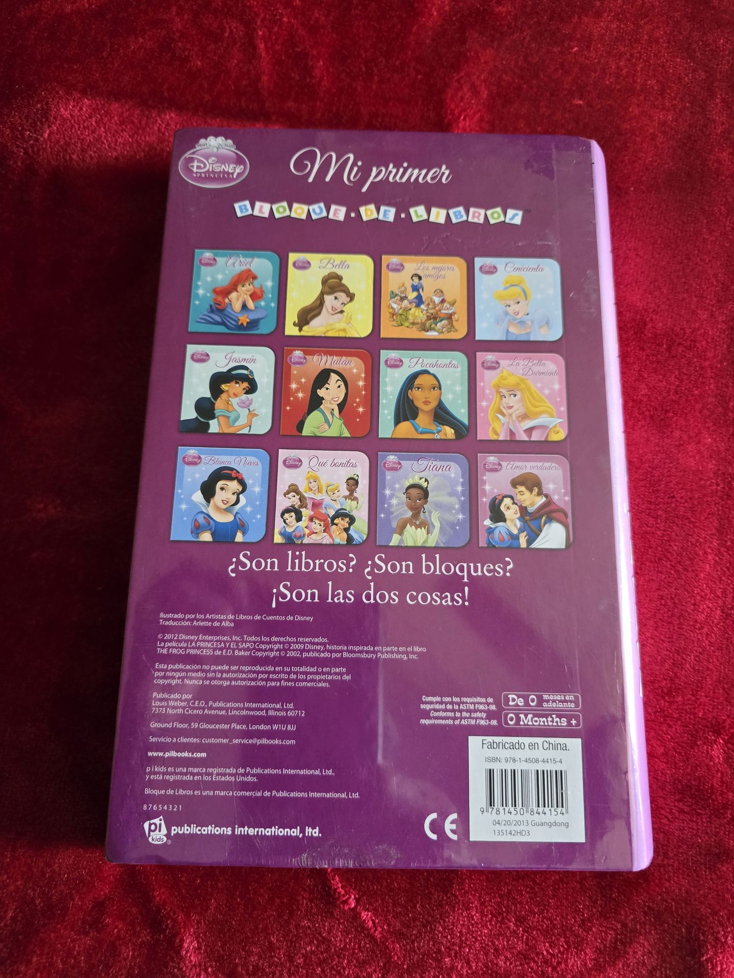 Disney My First Book Blocks (Spanish) - photo 2