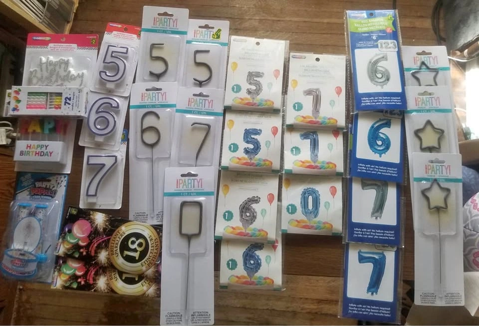 Birthday Cake Decoration Bundle (28 pcs)-All NEW