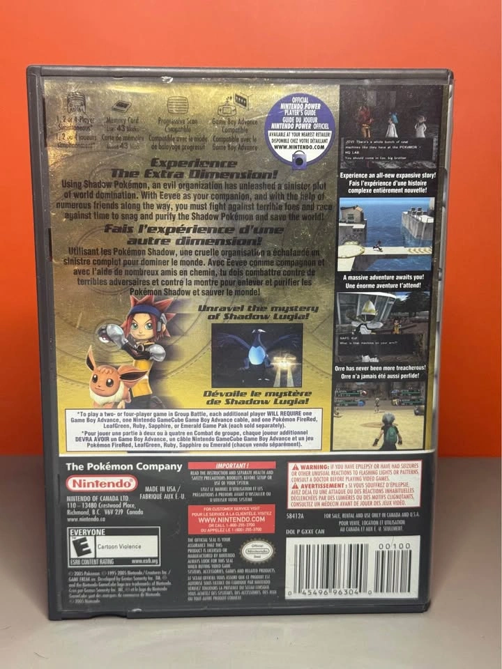 Pokemon Gale of Darkness CIB w/ Poster & Manual for GameCube - photo 3