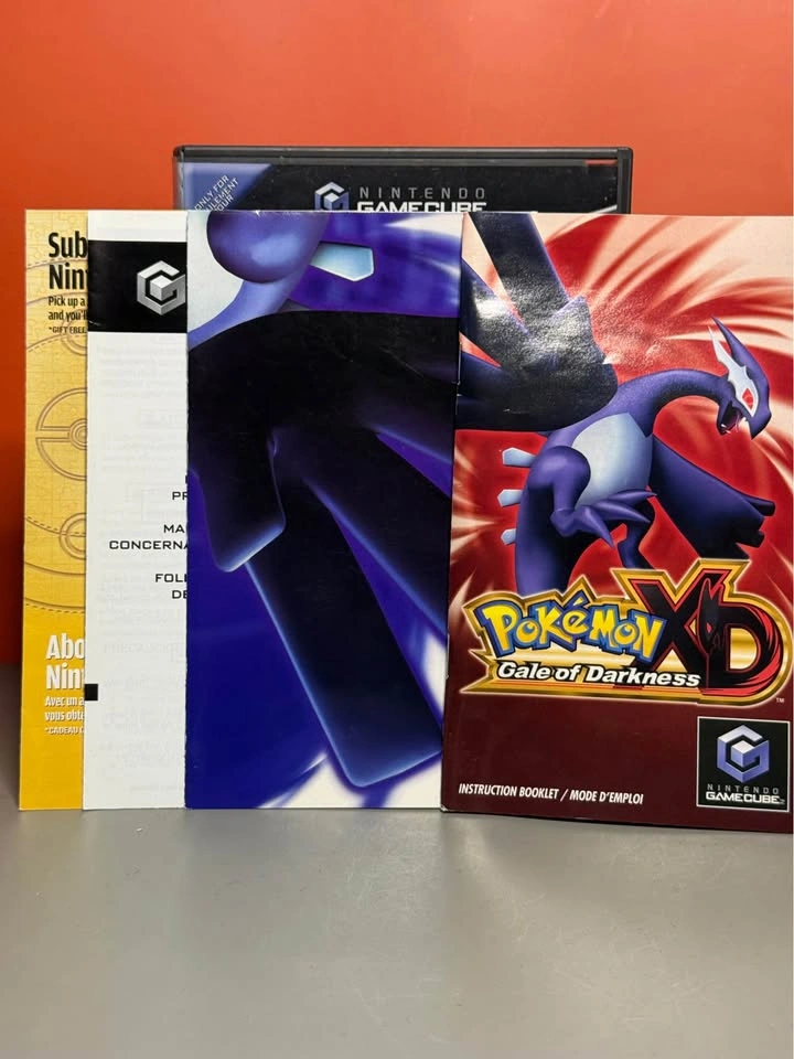 Pokemon Gale of Darkness CIB w/ Poster & Manual for GameCube - photo 4