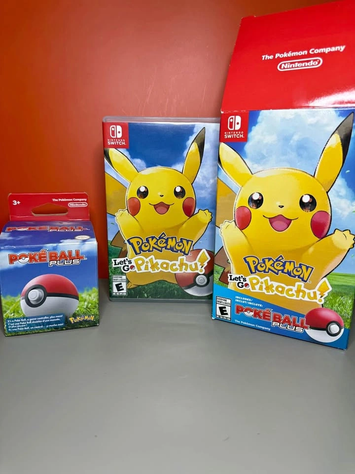 RARE Pokémon Let’s Go Pikachu Big Box w/Pokeball