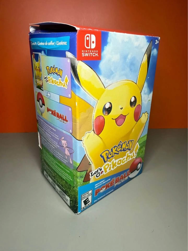 RARE Pokémon Let’s Go Pikachu Big Box w/Pokeball - photo 4