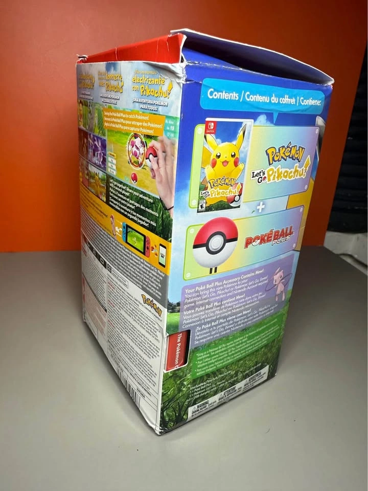 RARE Pokémon Let’s Go Pikachu Big Box w/Pokeball - photo 5