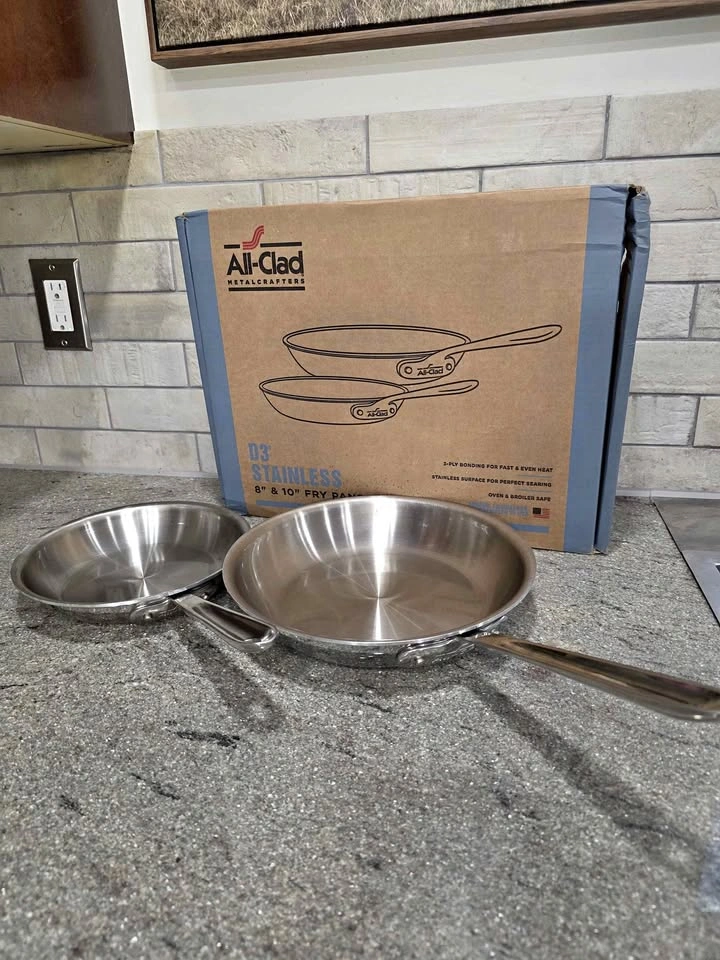All-Clad D3 Stainless Steel Pan Set