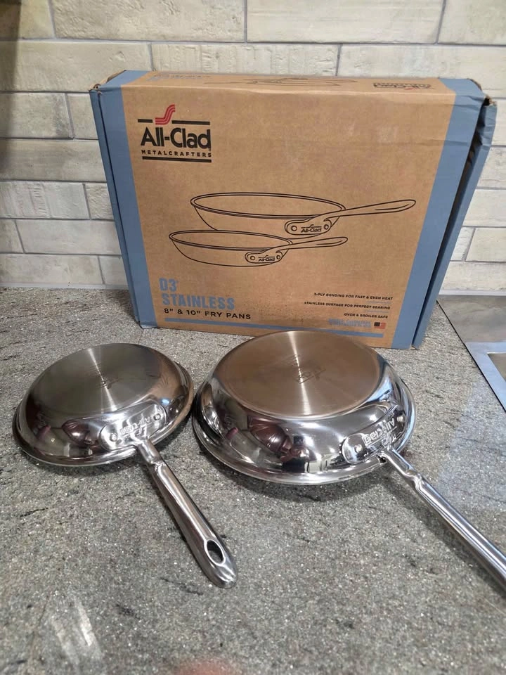 All-Clad D3 Stainless Steel Pan Set - photo 2