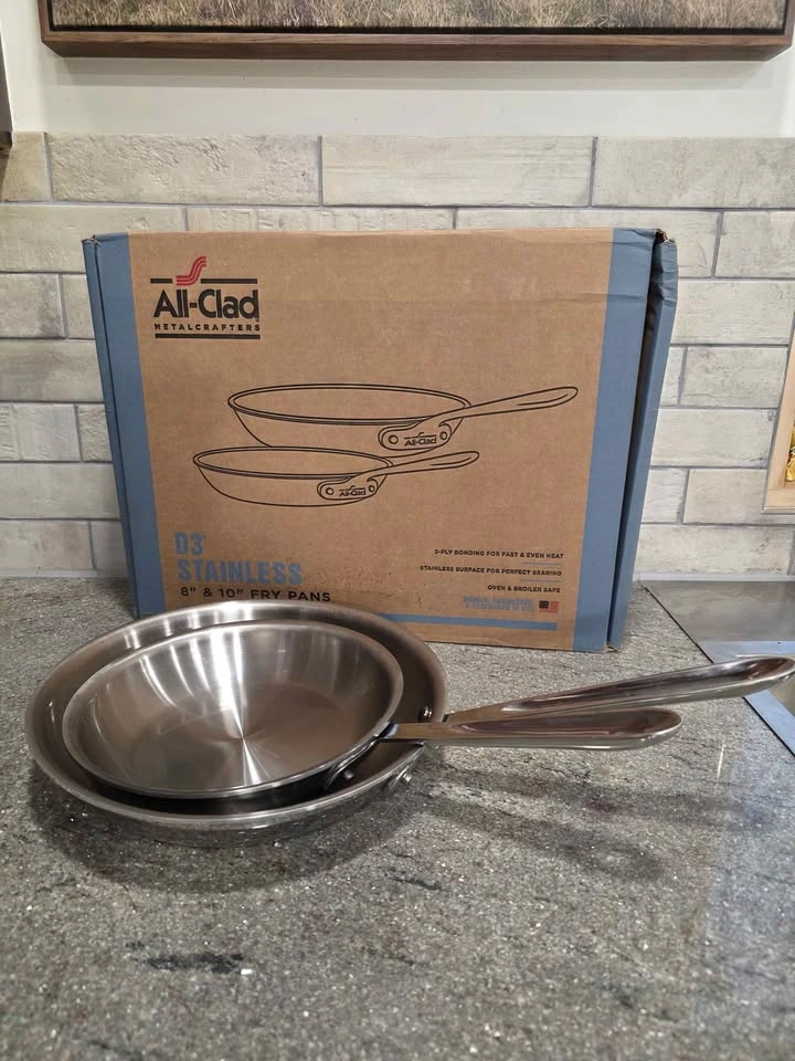 All-Clad D3 Stainless Steel Pan Set - photo 3