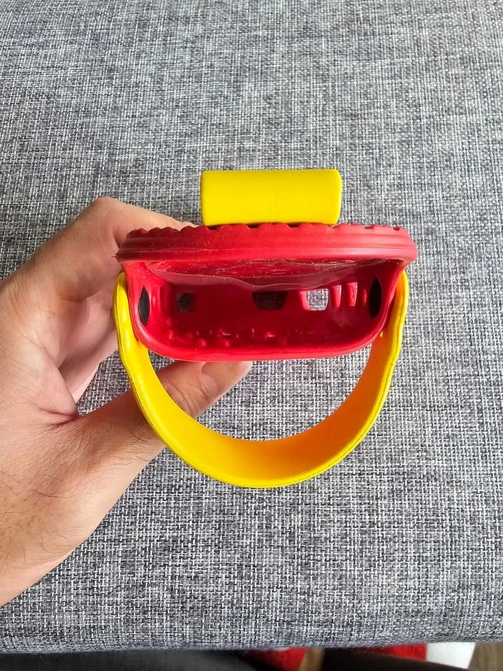 Crocs Belt Clip Phone Case Credit Card Holder Red & Mint Yellow - photo 4