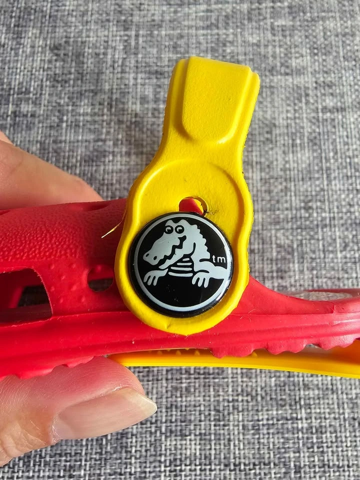 Crocs Belt Clip Phone Case Credit Card Holder Red & Mint Yellow - photo 5