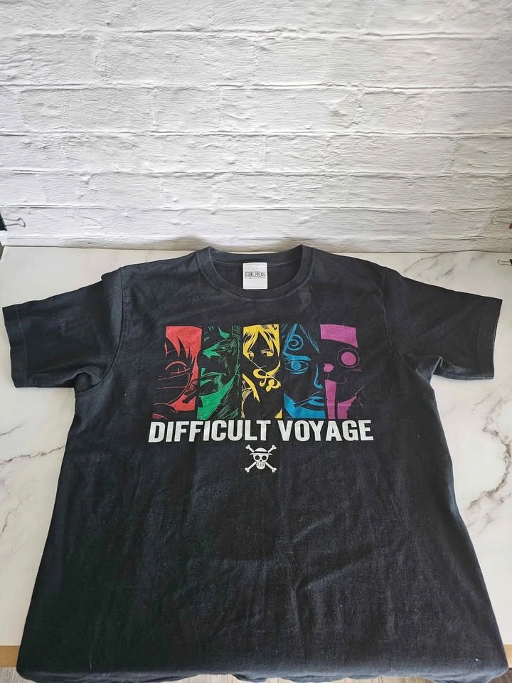 Vintage Japanese One Piece Black Tee