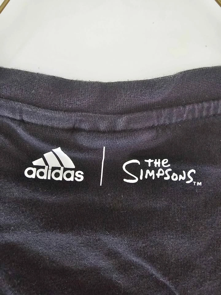 Adidas X The Simpsons Snowball Fight Graphic Tee Men's Shirt Bla - photo 3