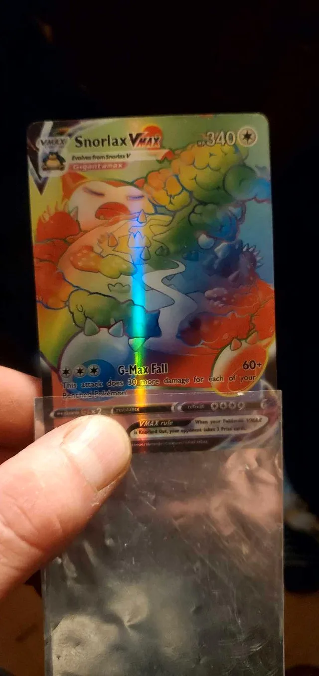 Snorlax vmax pokemon card