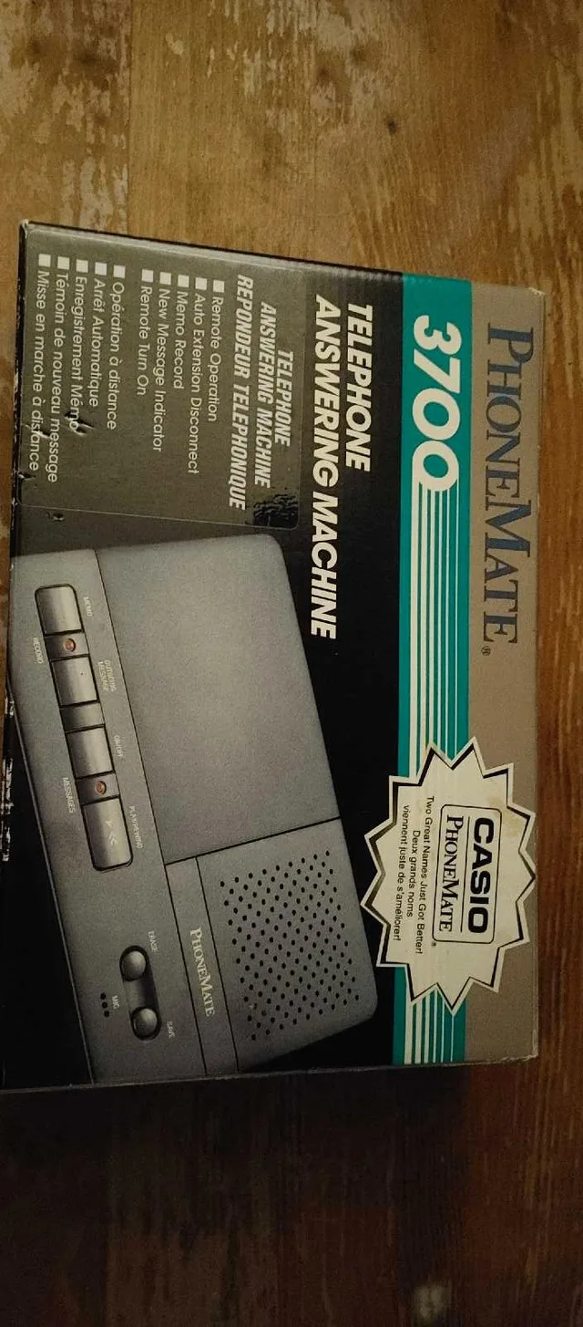 Vintage PhoneMate 3700 Telephone Answering Machine