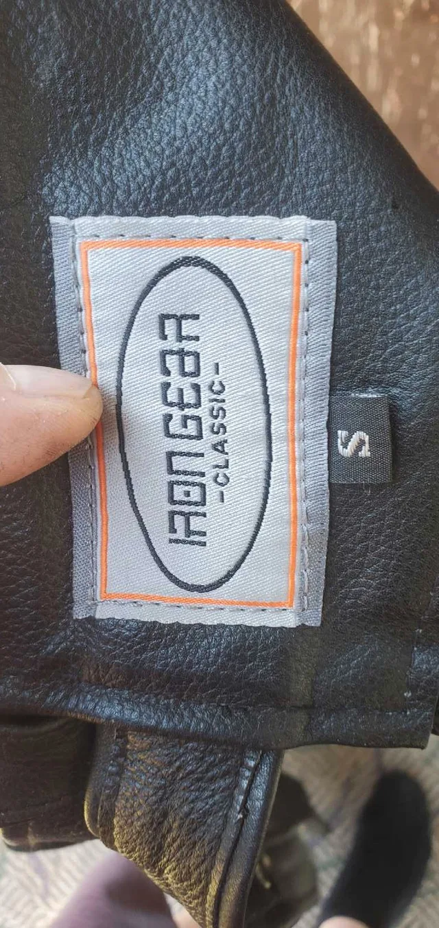 Iron Gear Black Leather Chaps