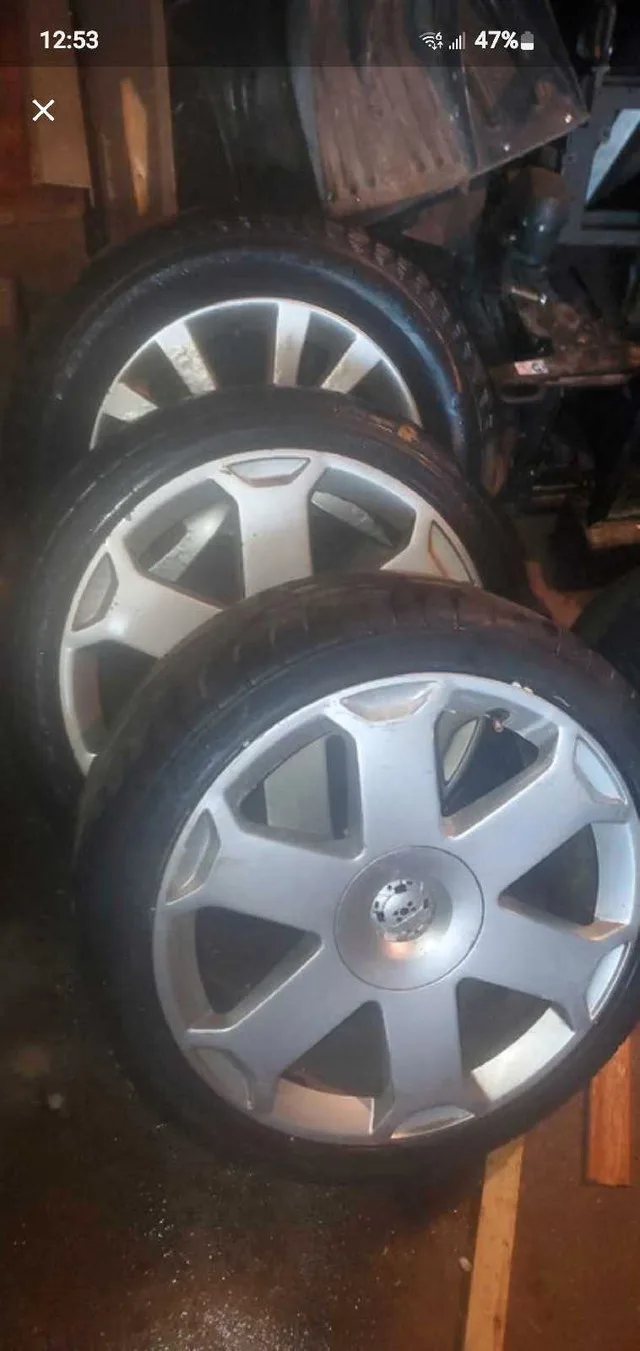 2 OEM Audi A4 18” Rims w/ Continental Tires