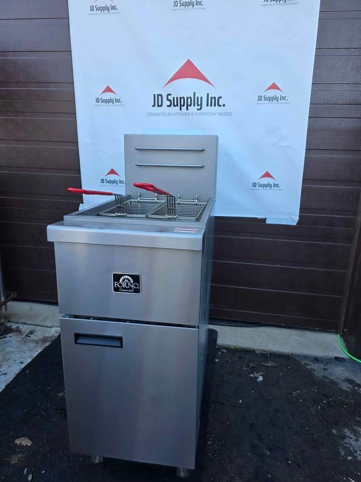Forno 15.5 in. 40 lb Natural Gas Commercial Deep Fryer - photo 4