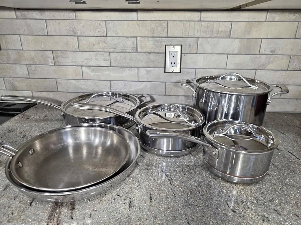 Kirkland 5-Ply Stainless Steel Pot and Pan Set