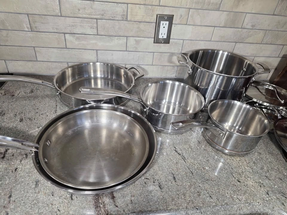 Kirkland 5-Ply Stainless Steel Pot and Pan Set - photo 4