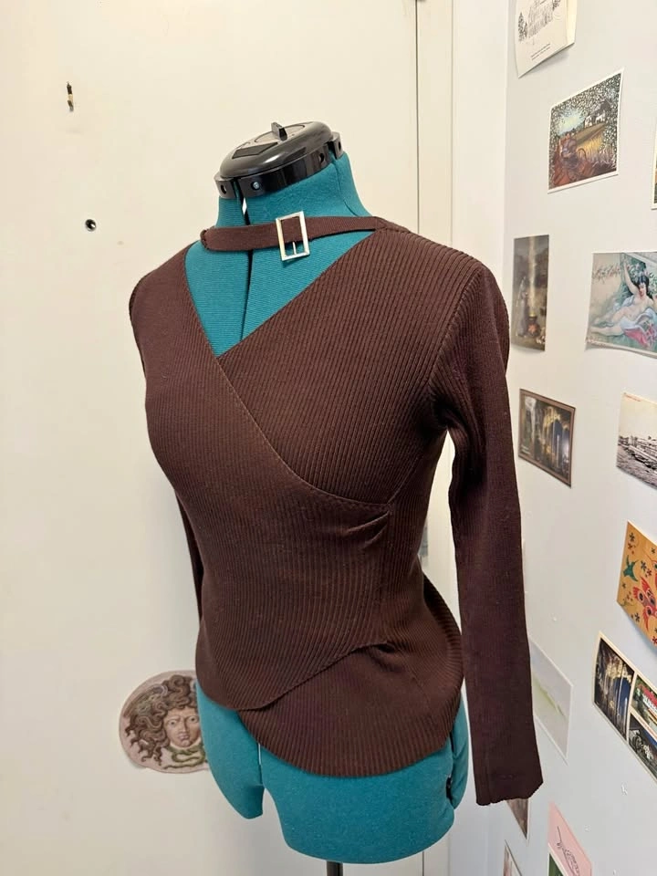 Brown long sleeve shirt