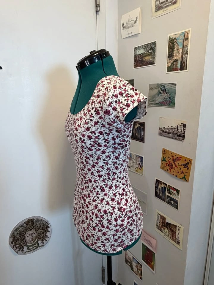 GARAGE Floral Stretchy Shirt - photo 2