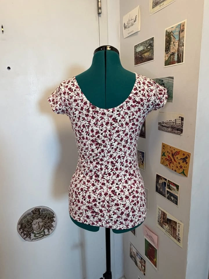 GARAGE Floral Stretchy Shirt - photo 3