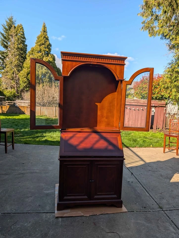 Drop Front Desk with Book Hutch - photo 2
