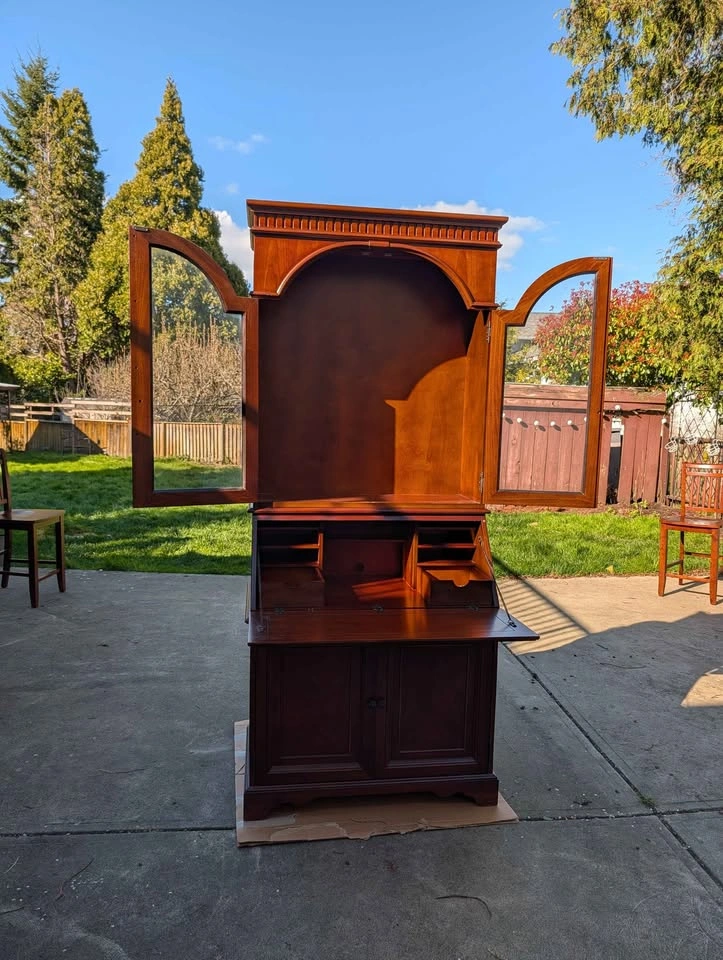 Drop Front Desk with Book Hutch - photo 3