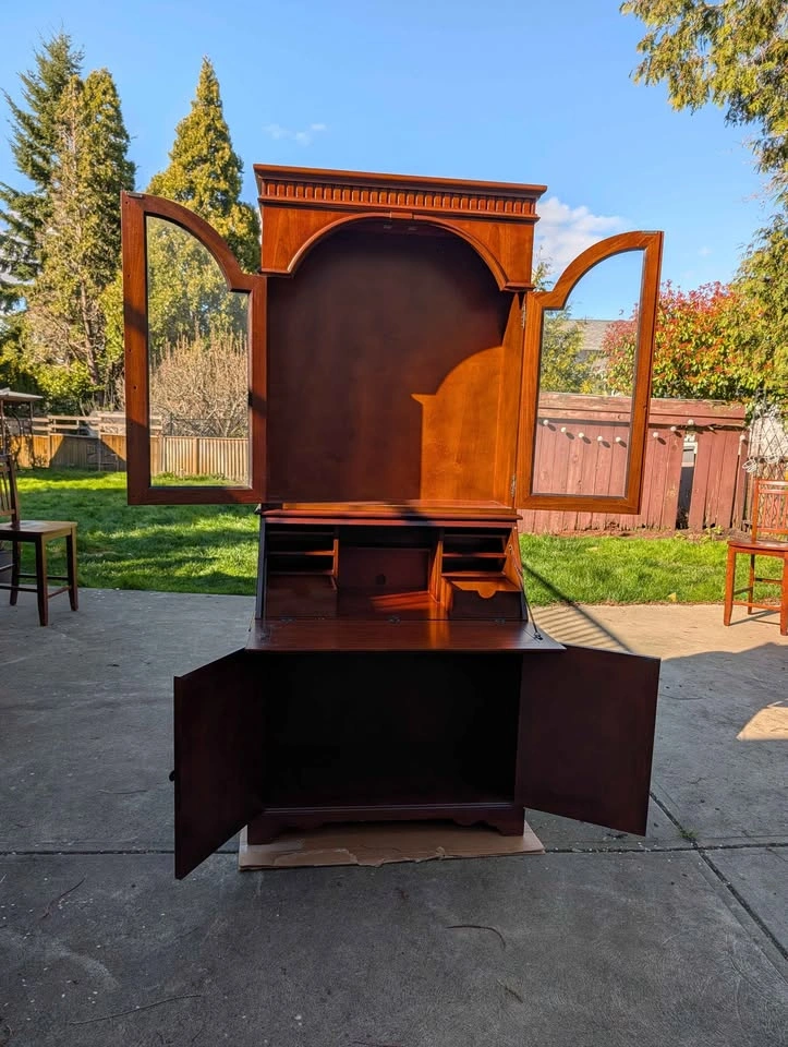 Drop Front Desk with Book Hutch - photo 4