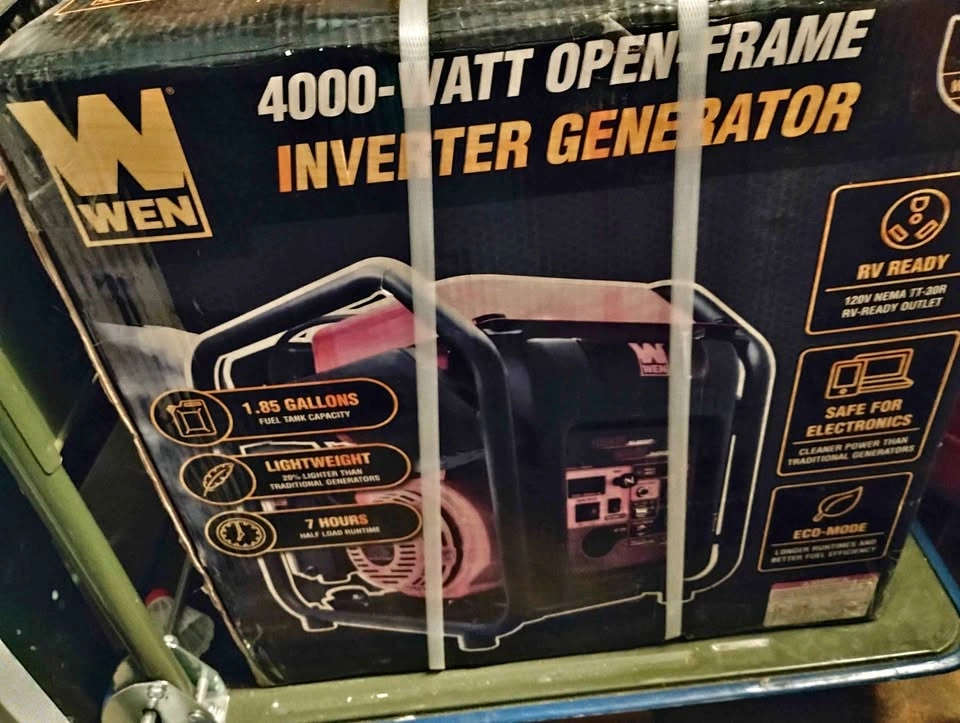 WEN GN400iM RV-Ready 4000-Watt Open Frame Inverter Generator