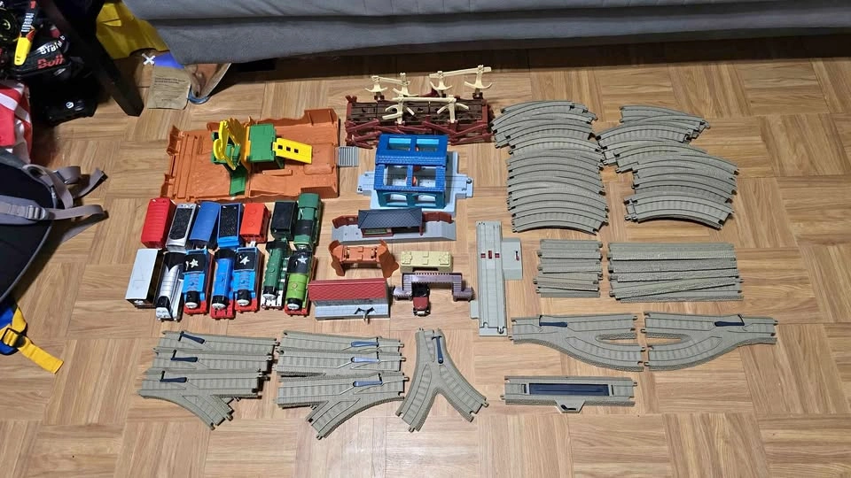Box of Thomas trains