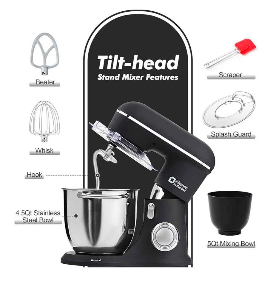 Stand Mixer in Onyx Black - Kitchen in the Box - photo 4